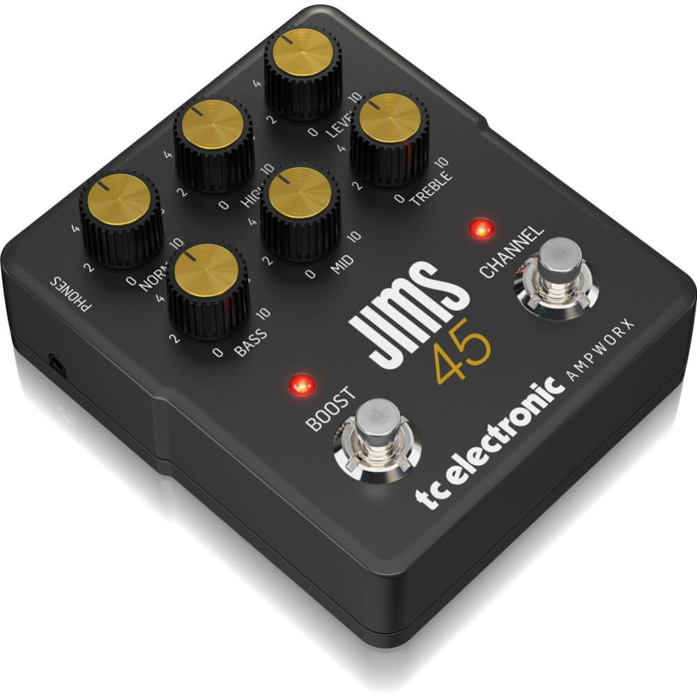 TC Electronic Ampworx Vintage Series JIMS 45 Dual-Channel Guitar Preamp Pedal