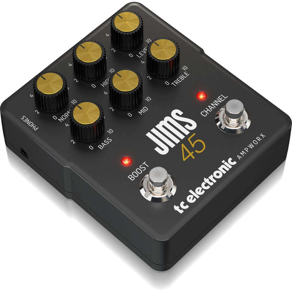 TC Electronic Ampworx Vintage Series JIMS 45 Dual-Channel Guitar Preamp Pedal
