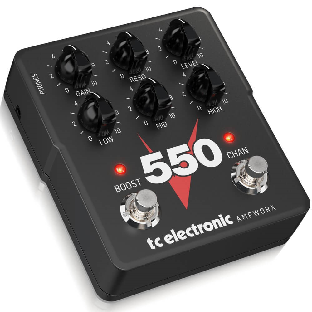 TC Electronic Ampworx Hi-Gain Series V550 Dual-Channel Guitar Preamp Pedal