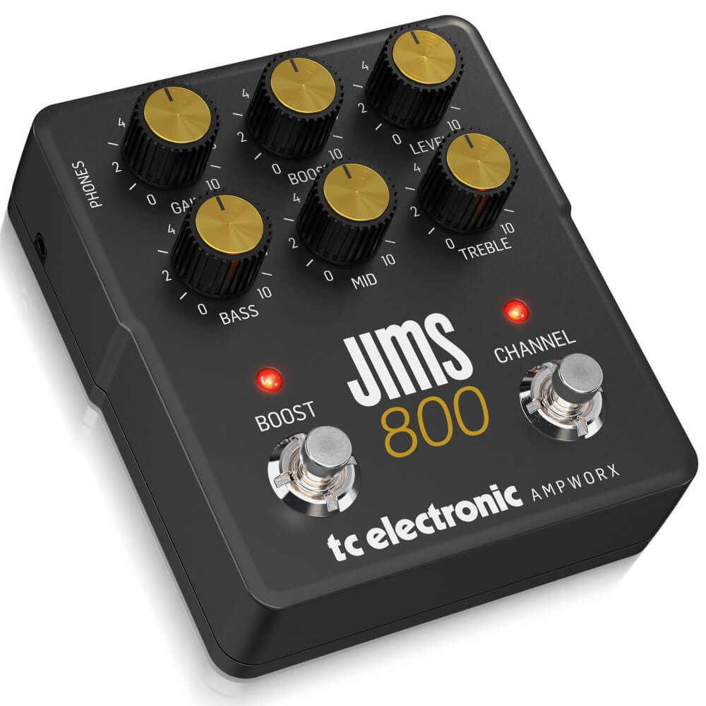 TC Electronic Ampworx Hi-Gain Series JIMS 800 Dual-Channel Guitar Preamp Pedal