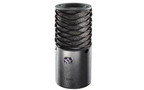 Aston Microphones Origin Silver Bundle, featuring a silver microphone and accessories for studio recording.