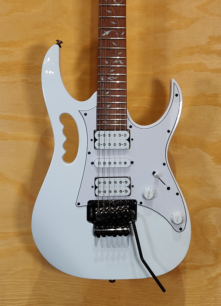 Ibanez JEMJR Steve Vai Signature Electric Guitar in White B-Stock