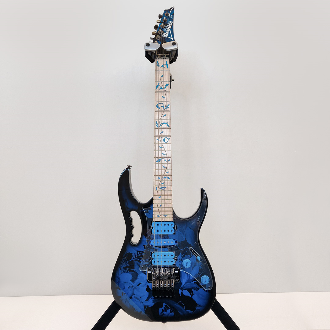 Ibanez Premium Steve Vai Signature JEM77P Electric Guitar in Blue Floral (B-STOCK)