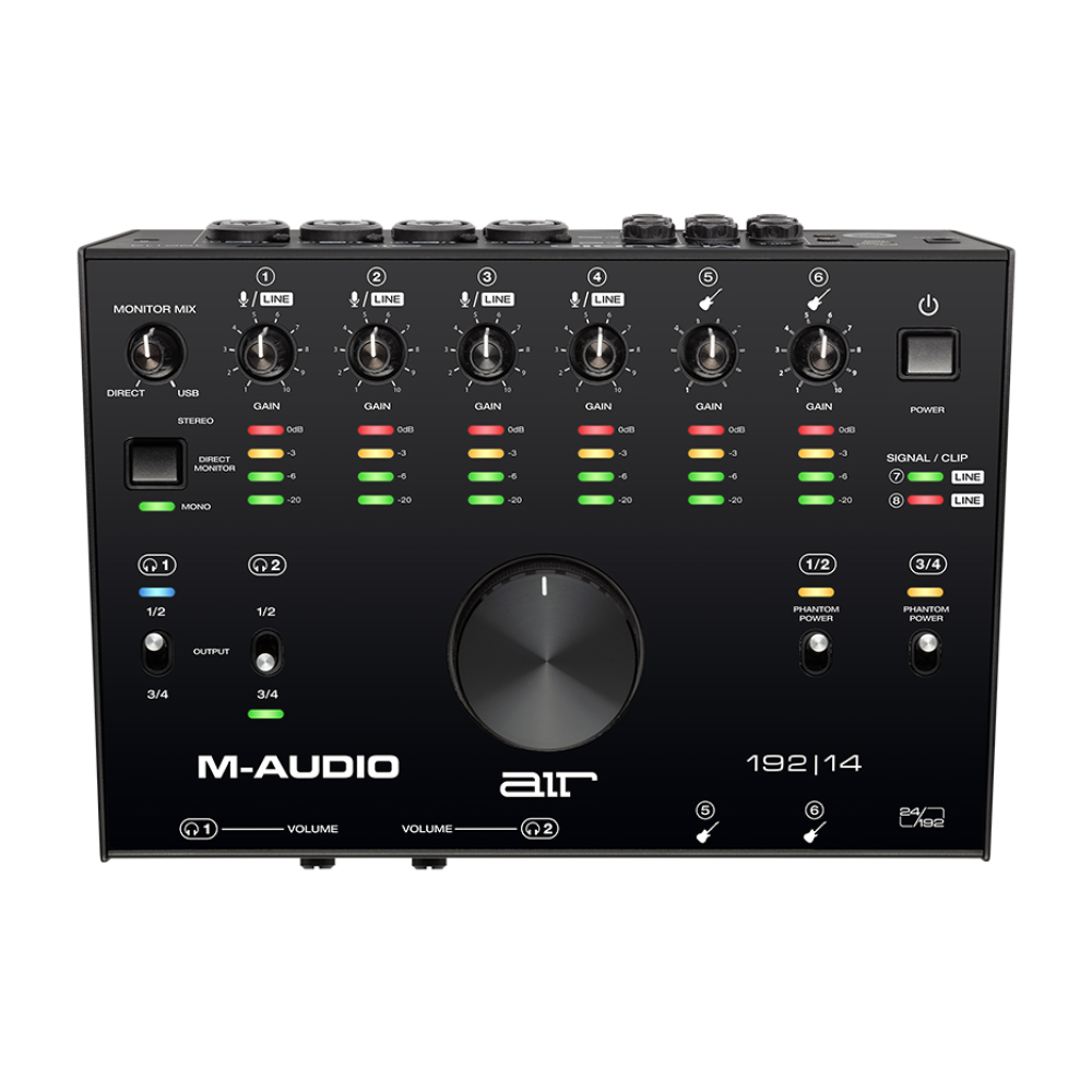 M-Audio AIR 192|14 8-In/4-Out 24/192 USB Audio Interface