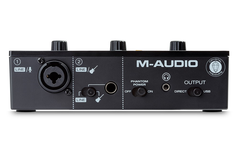 M-Audio M-Track Solo 48kHz 2-Channel USB Audio Interface with Crystal Preamp