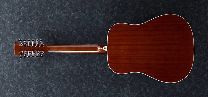 Ibanez PF1512 12-String Acoustic Guitar in Natural High Gloss