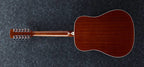 Ibanez PF1512 12-String Acoustic Guitar in Natural High Gloss