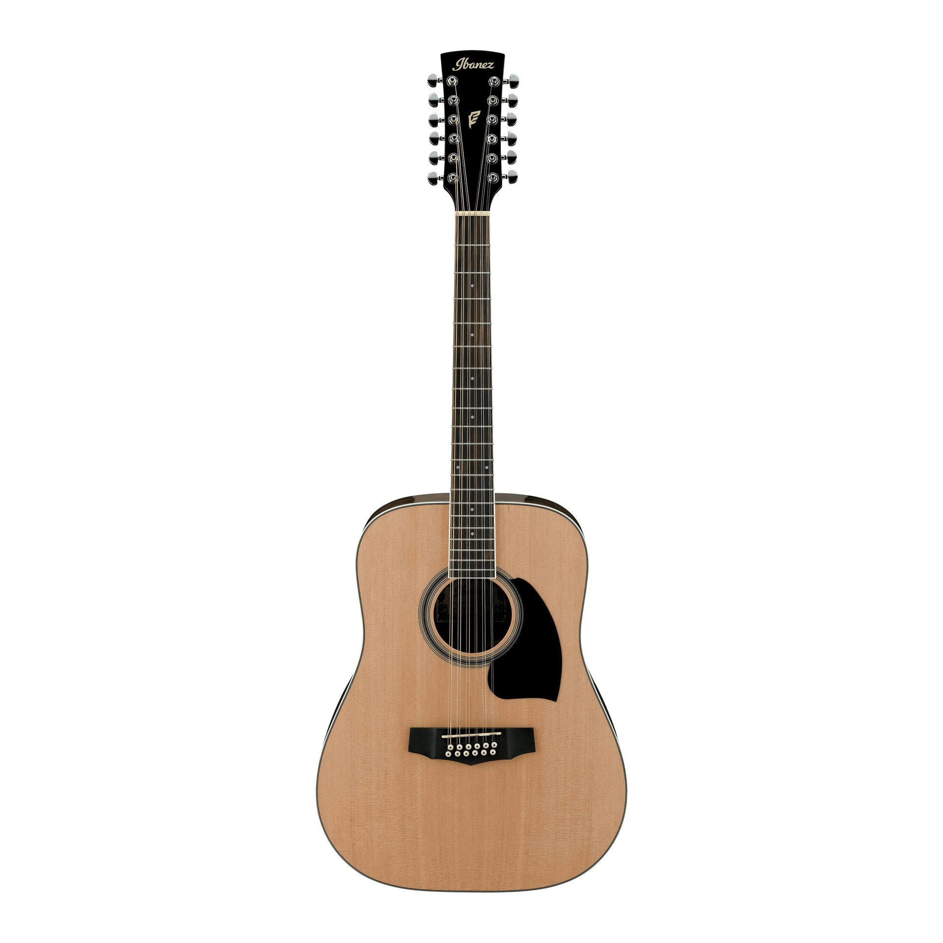 Ibanez PF1512 12-String Acoustic Guitar in Natural High Gloss