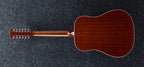 Ibanez PF1512 12-String Acoustic Guitar in Natural High Gloss