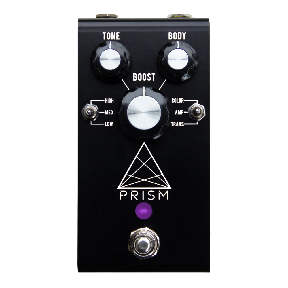 Jackson Audio Prism Black Pedal Buffer Boost, Preamp, Eq And Overdrive
