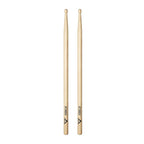 Vater VHP5BW American Hickory Power 5B wood tip drumsticks for drumming and percussion.