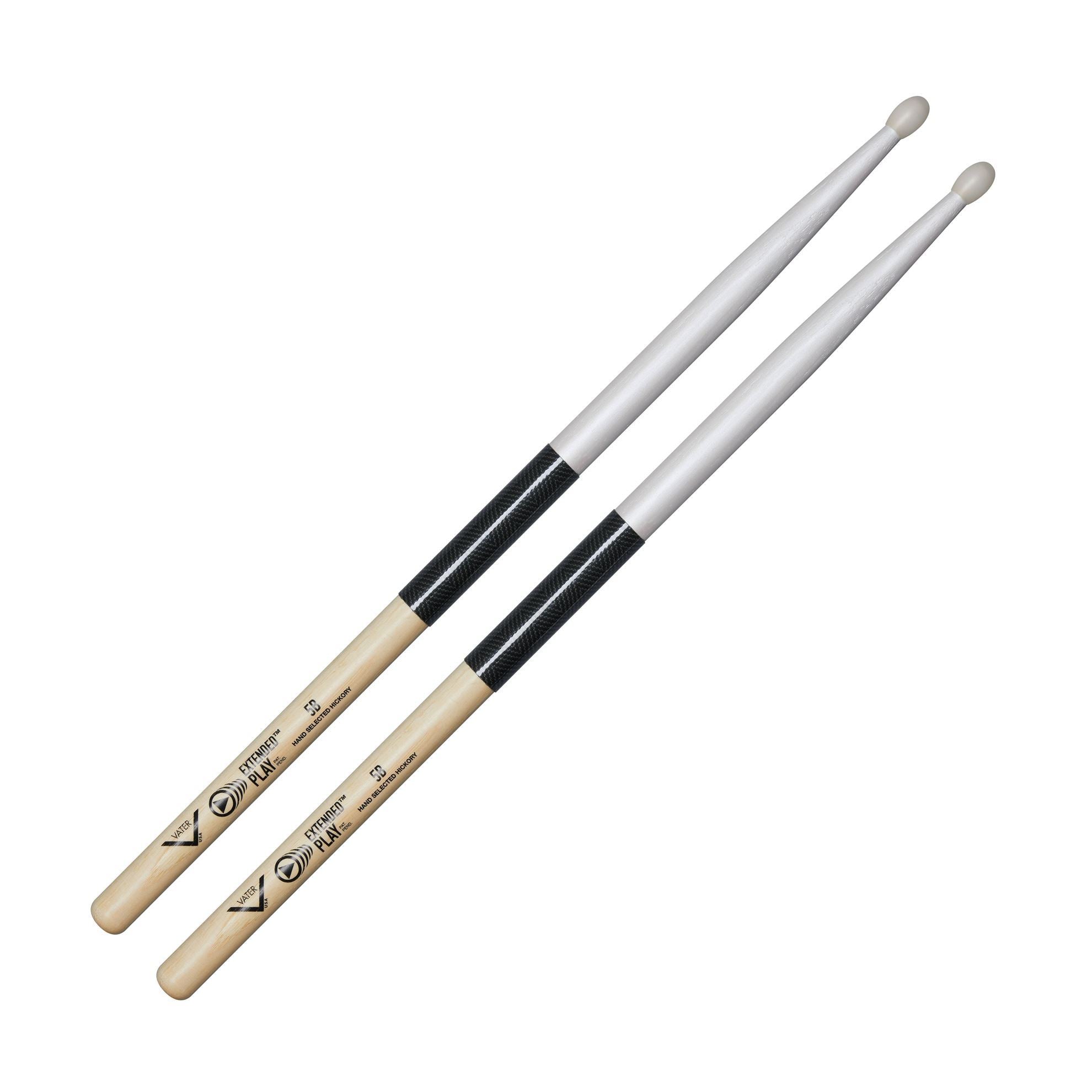 Vater VEP5BN Extended Play Los Angeles 5B Drumsticks - Nylon Tip