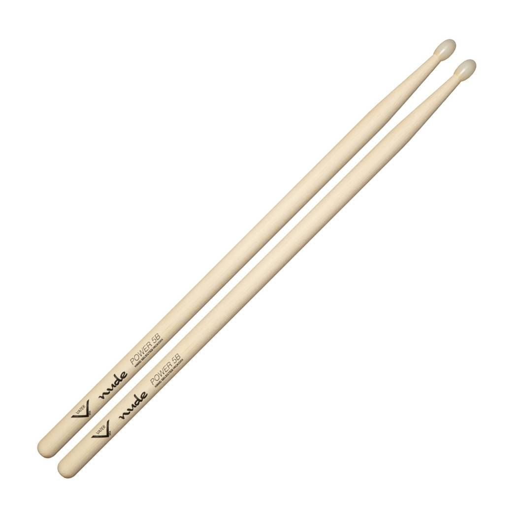 Vater VHNP5BN Nude Series Power 5B Nylon Tip Drumsticks