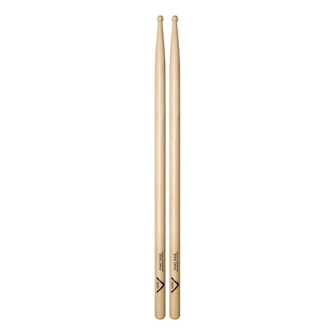 Vater VHPTRW Phat Ride Wood Tip American Hickory Drumsticks