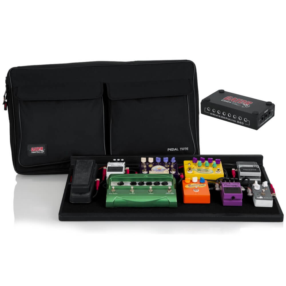 Gator GPT-PRO-PWR 30" x 16" Pro Size Pedalboard with Carry Bag and Power Supply
