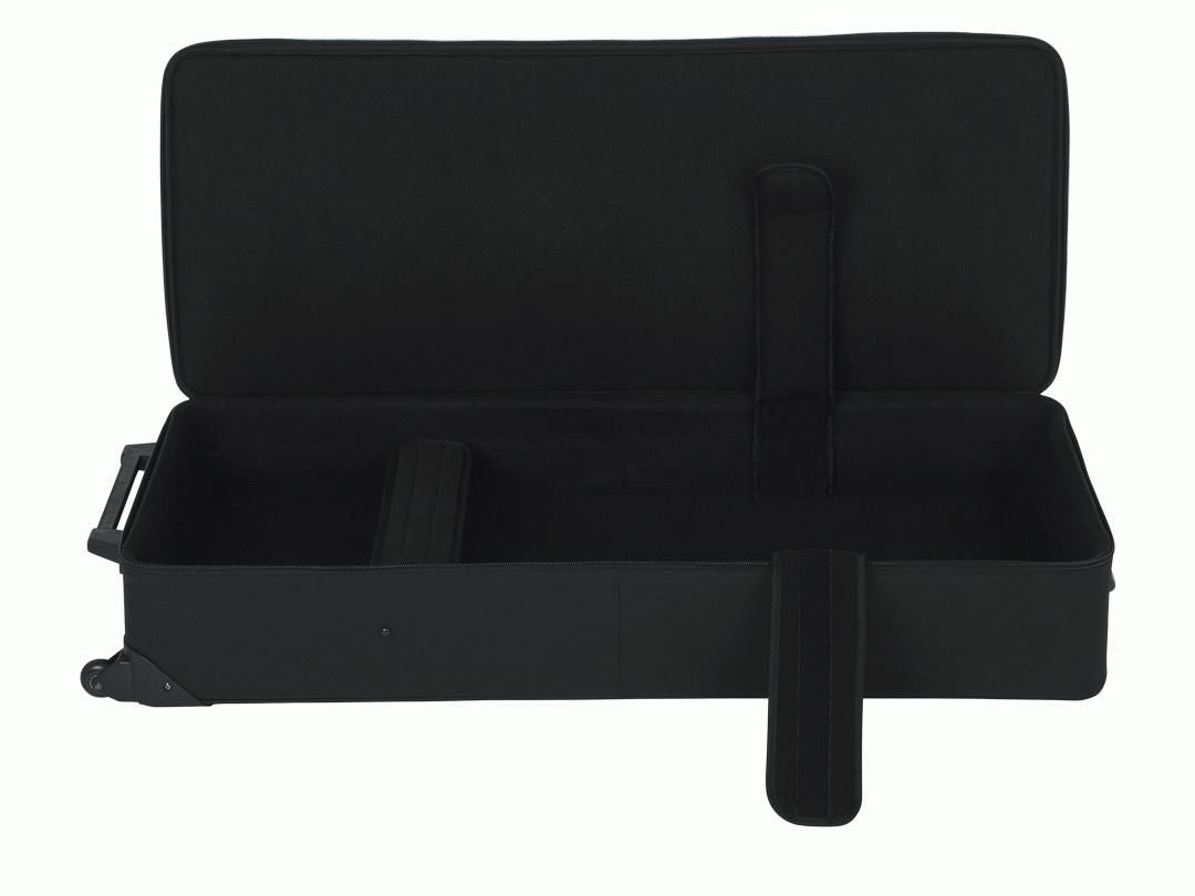 Gator GK-61 Semi-Hard Keyboard Case with Wheels (Suitable for 61-Note Keyboards)