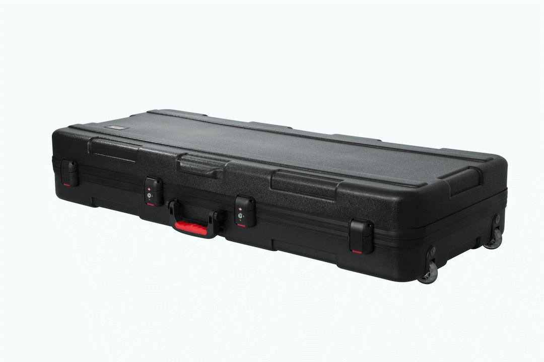 Gator GTSA-KEY61 Molded Keyboard Case with Wheels & TSA Locks (Suitable for 61-Note Keyboards)