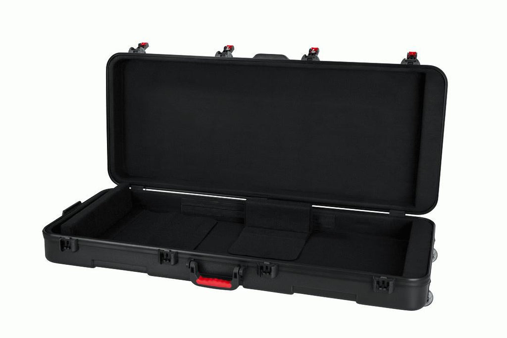 Gator GTSA-KEY61 Molded Keyboard Case with Wheels & TSA Locks (Suitable for 61-Note Keyboards)