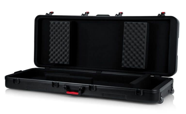 Gator GTSA-KEY76 Molded Keyboard Case with Wheels & TSA Locks (Suitable for 76-Note Keyboards)