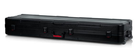 GATOR Gator GTSA-KEY88 molded keyboard case with wheels and TSA locks for 88-note keyboards, durable protective travel case.