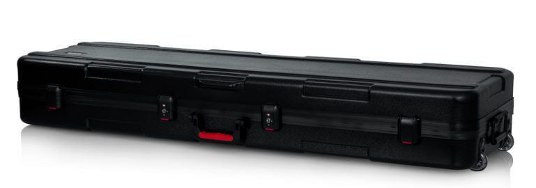 GATOR Gator GTSA-KEY88SL slim molded keyboard case with wheels and TSA locks for 88-note keyboards, durable protective design
