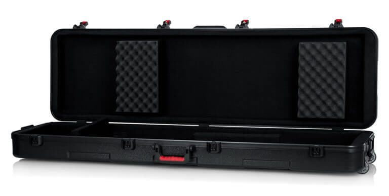 Gator GTSA-KEY88SLXL Slim Molded Keyboard Case with Wheels & TSA Locks (Suitable for 88-Note)