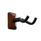 Gator Frameworks Wall Mounted Guitar Hanger with Mahogany Mounting Plate