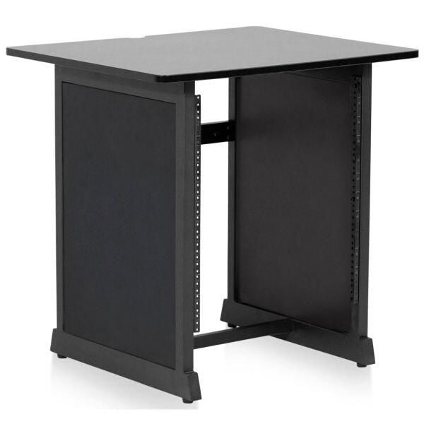Gator GFWDESKRK Studio Desk 12RU Rack Section - Black