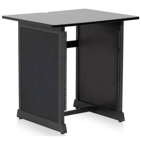 Gator GFWDESKRK Studio Desk 12RU Rack Section - Black