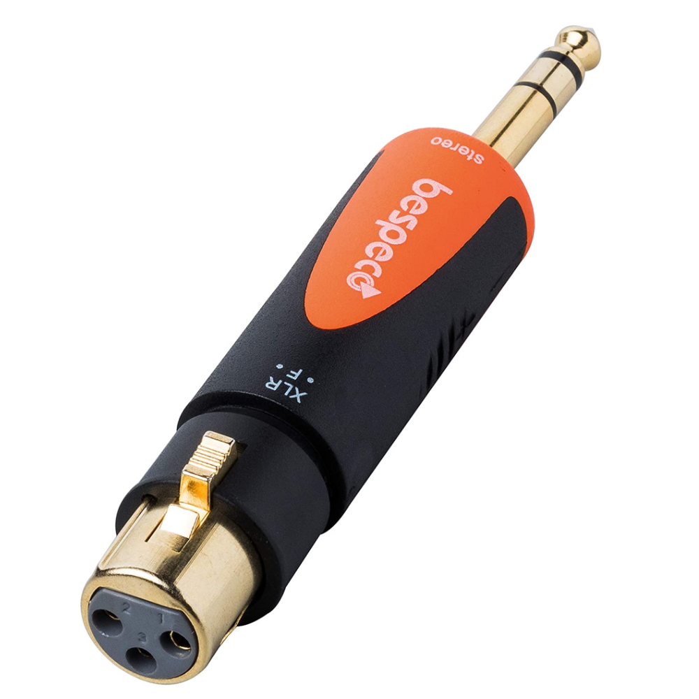 Bespeco SLAD505 XLR Female - 6.3mm TRS Jack