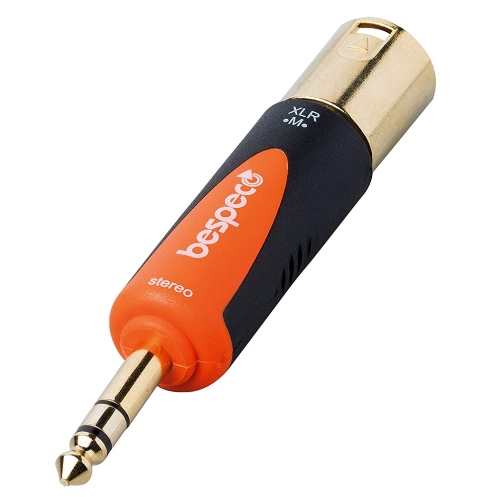 Bespeco SLAD515 XLR Male - 6.3mm TRS Jack Adaptor