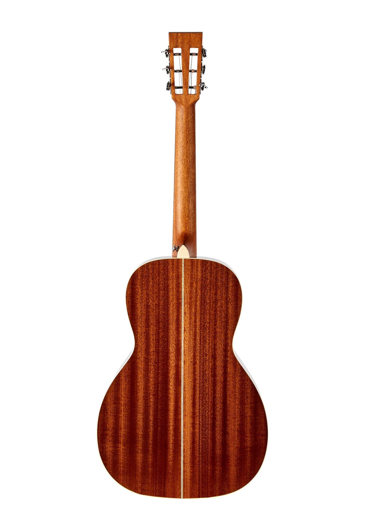 Tasman TA100P-E Parlour Acoustic Electric Guitar with Case