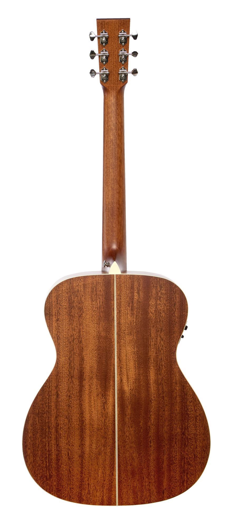 Tasman TA150O-E OM Acoustic Electric Guitar with Case