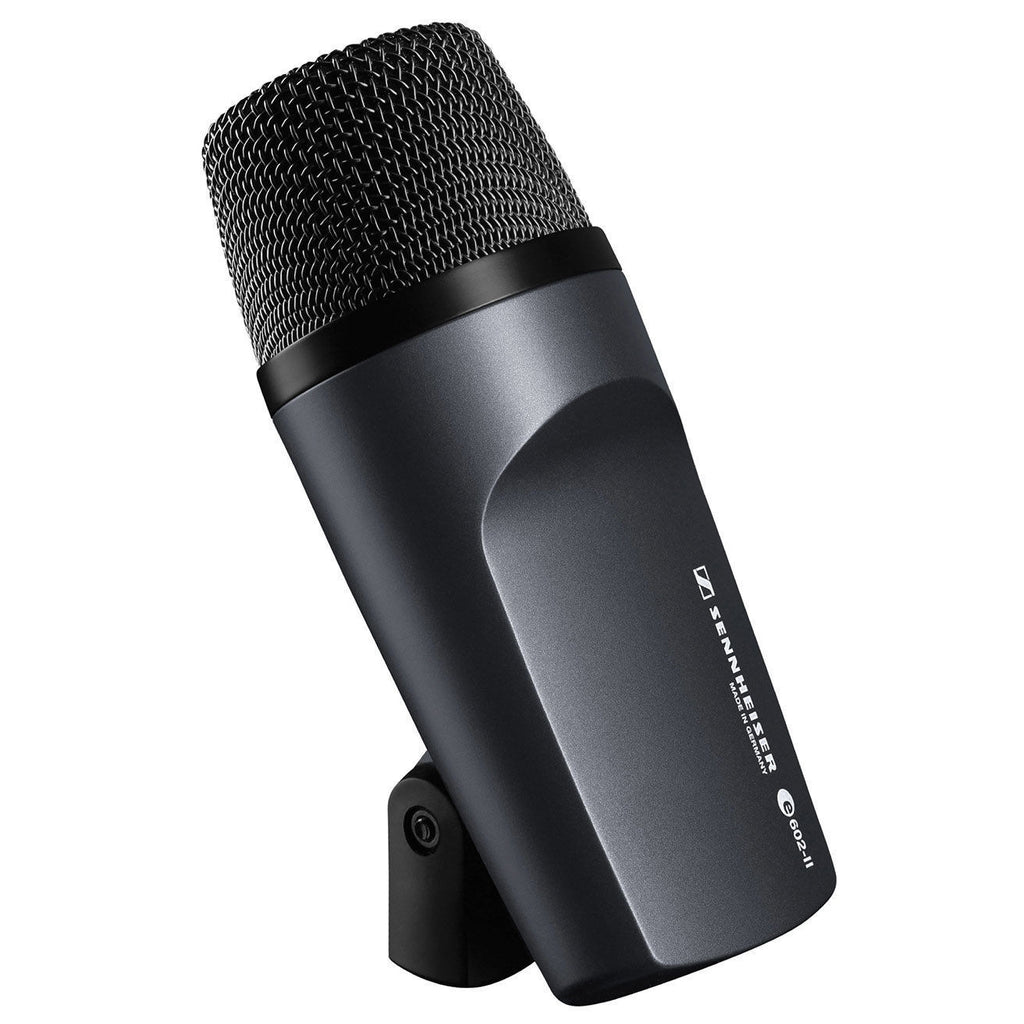 Sennheiser e600 Series wired drum microphone set with heavy-duty case, including multiple microphones for live drum recording.