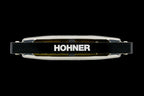 Hohner Silver Star harmonica in key of C with metal cover plates and reed chambers, compact and portable musical instrument.