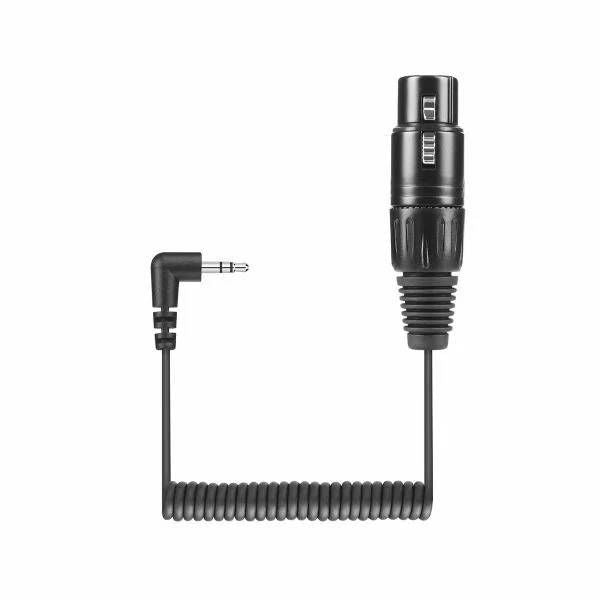 Sennheiser MKE600 wired shotgun microphone for professional audio recording, showing the sleek condenser design and directional capsule.