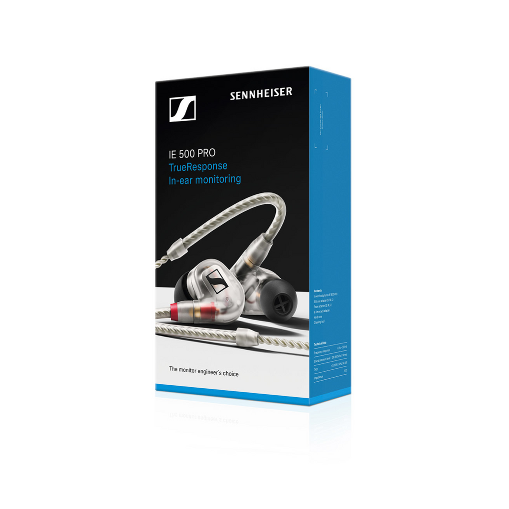 Sennheiser IE 500 Pro In-Ear Headphones Clear