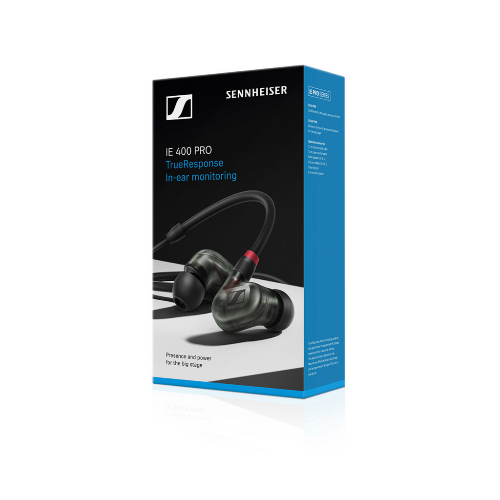 Sennheiser IE 400 Pro In-Ear Headphones Smoky Black