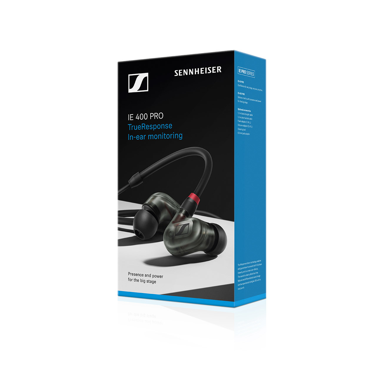 Sennheiser IE 400 Pro In-Ear Headphones Smoky Black