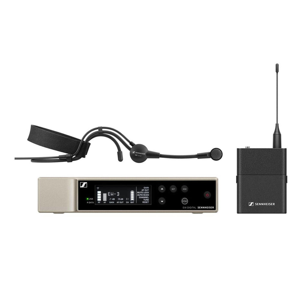 Sennheiser EW-D ME3 SET All-In-One Digital Wireless Headset Set - Range R1-6