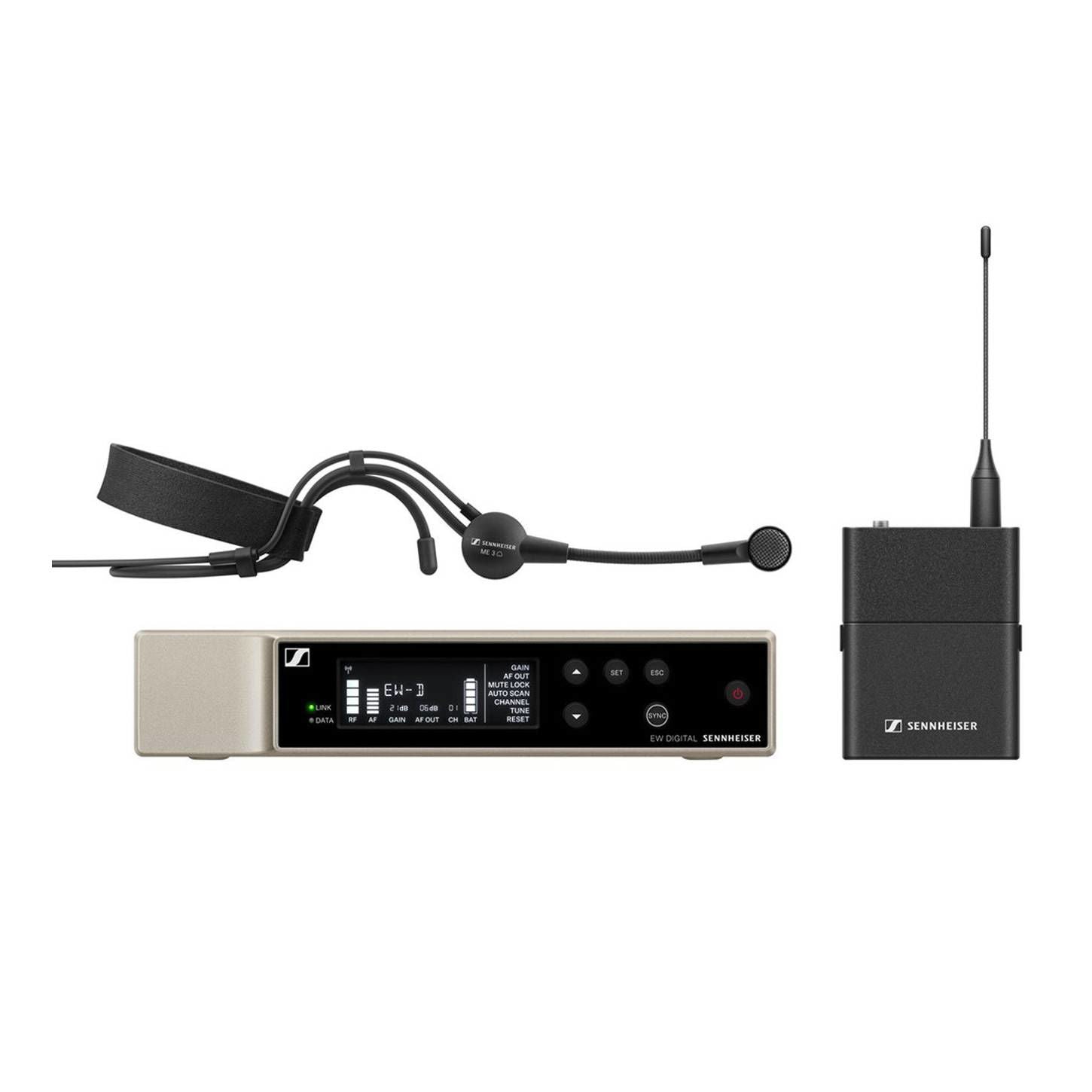 Sennheiser EW-D ME3 SET All-In-One Digital Wireless Headset Set - Range S1-7