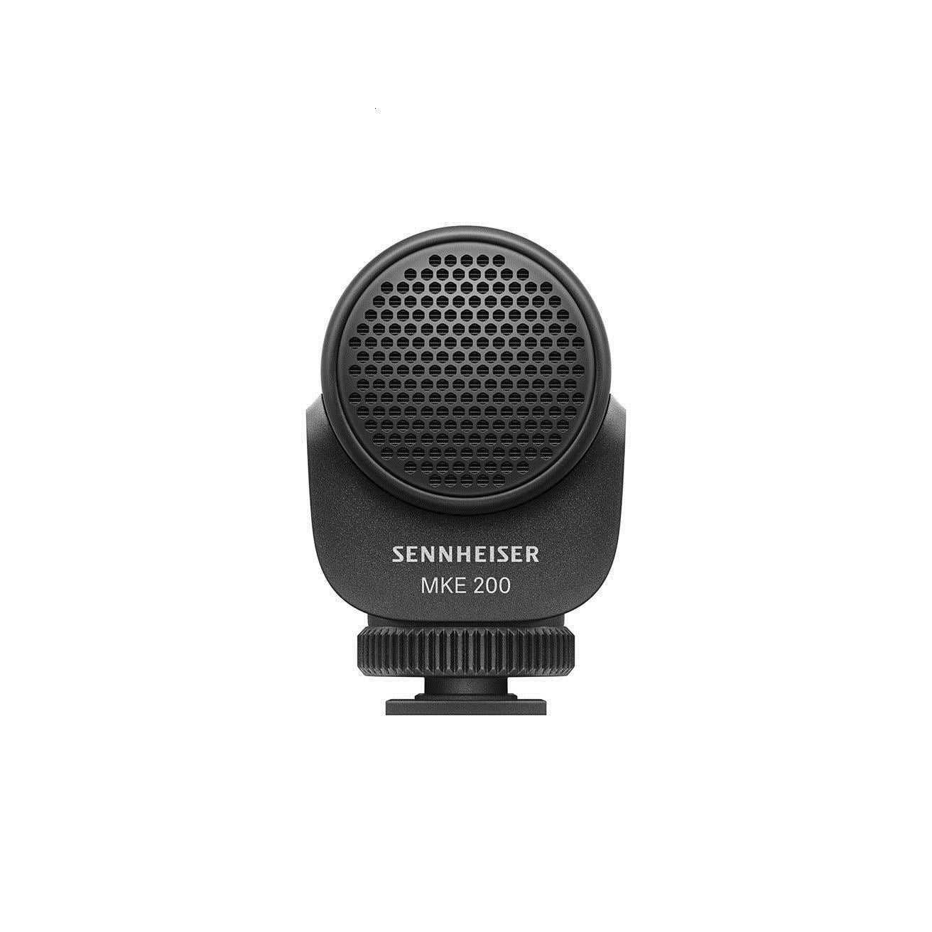 Sennheiser MKE 200 Compact On-Camera Microphone with Built-in Wind Protection & Shock Absorption