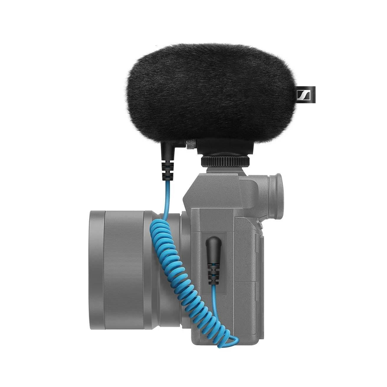 Sennheiser MKE 200 Compact On-Camera Microphone with Built-in Wind Protection & Shock Absorption