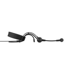 Sennheiser ME3 cardioid condenser headset microphone connected with a wired live microphone setup.