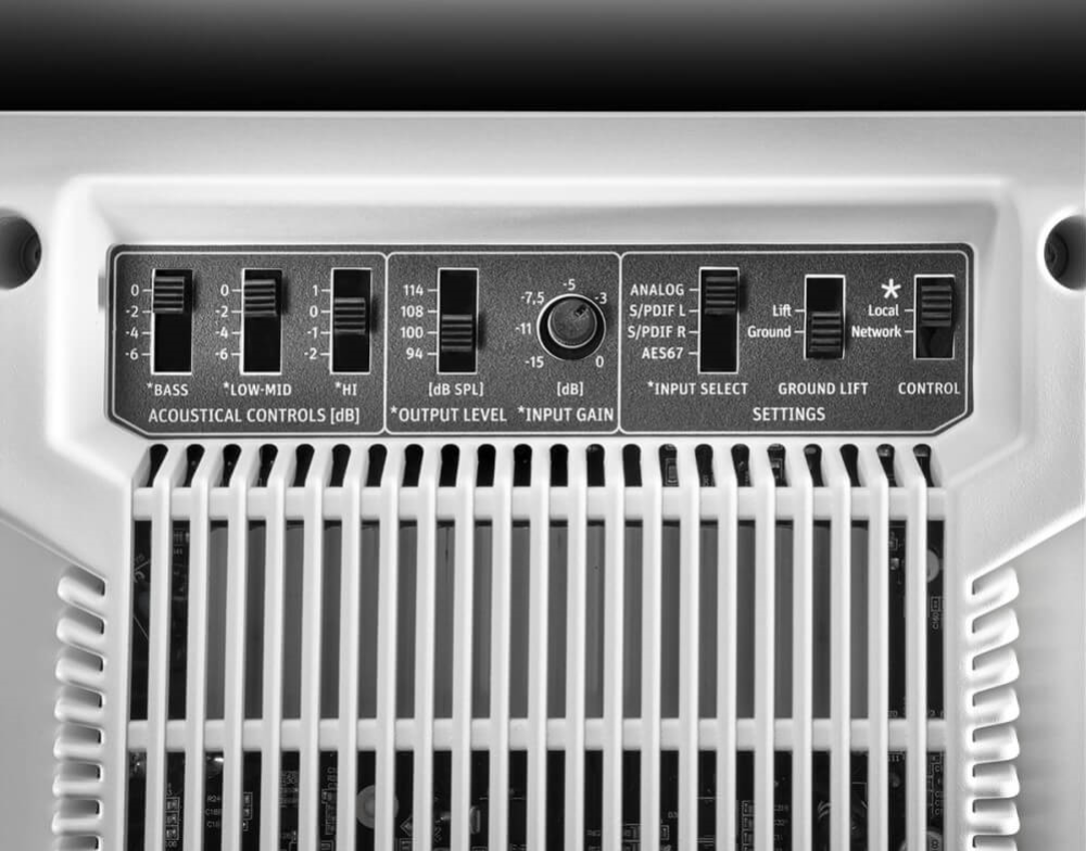 Neumann KH120-II 5.25 inch Studio Monitor Speaker with DSP White AES67 - Single