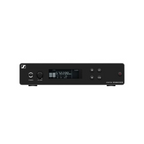 Sennheiser XSW IEM System C in-ear headphones with wireless transmitter, featuring a sleek design and digital controls.