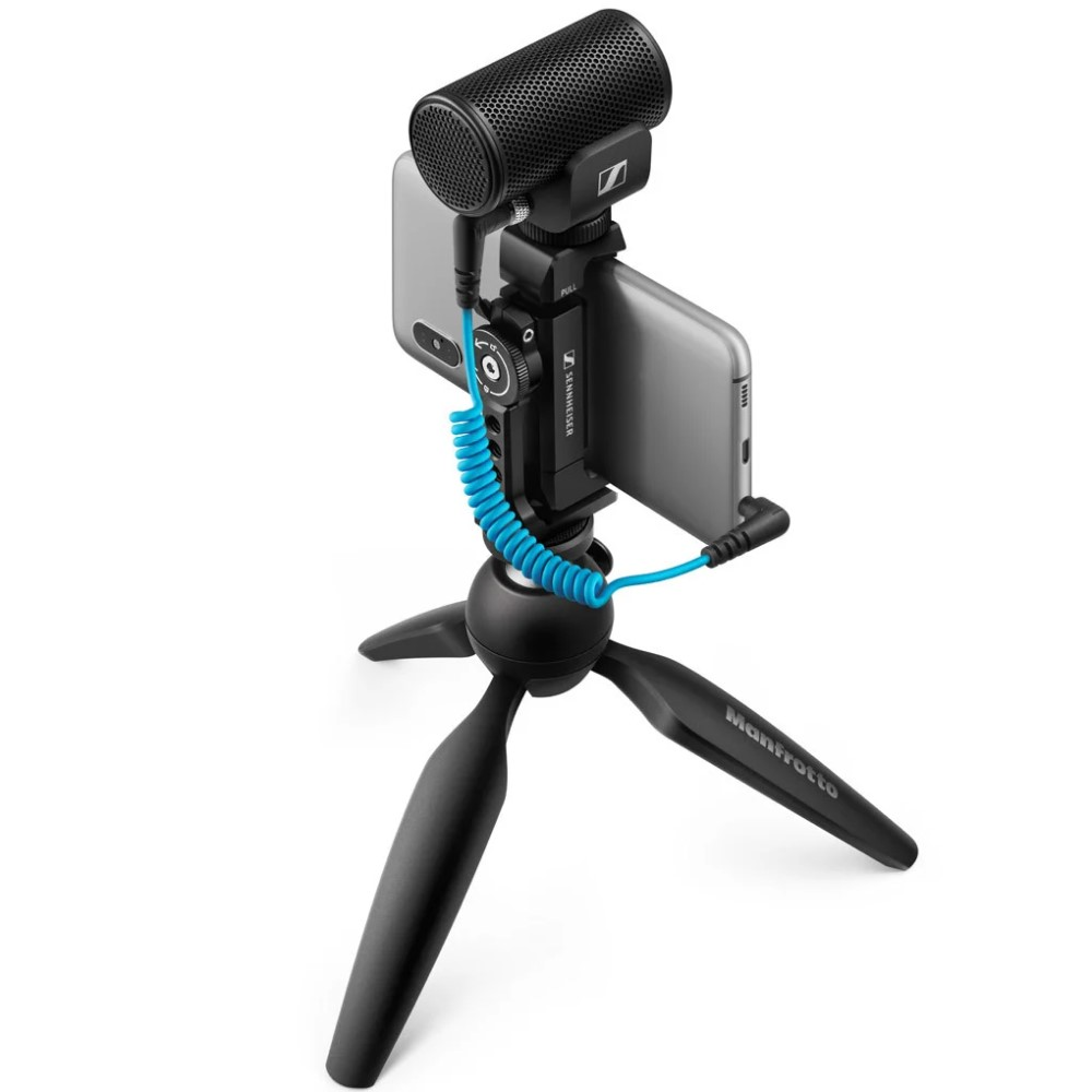 Sennheiser MKE200 Mobile Kit with Microphone, Phone Clamp, and Tripod