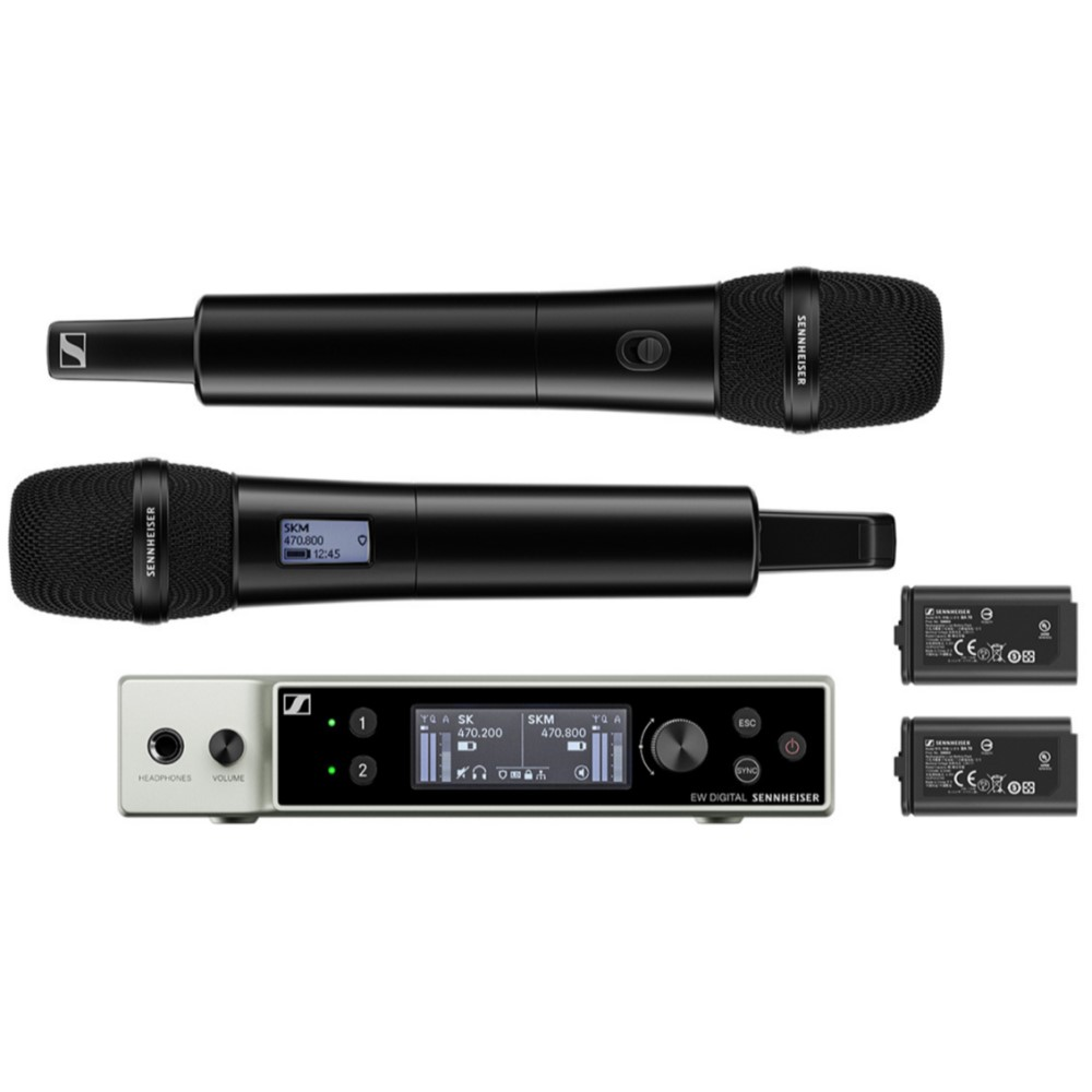 Sennheiser EW-DX 835-S Dual Wireless Handheld Microphone Set - R1-9 (520 - 607.8MHz)