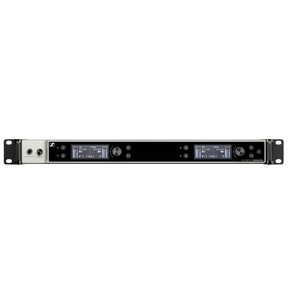 Sennheiser EW-DX EM 4 Quad Receiver with Dante R1-9 (520 - 607.8MHz) for EW Wireless Transmitters