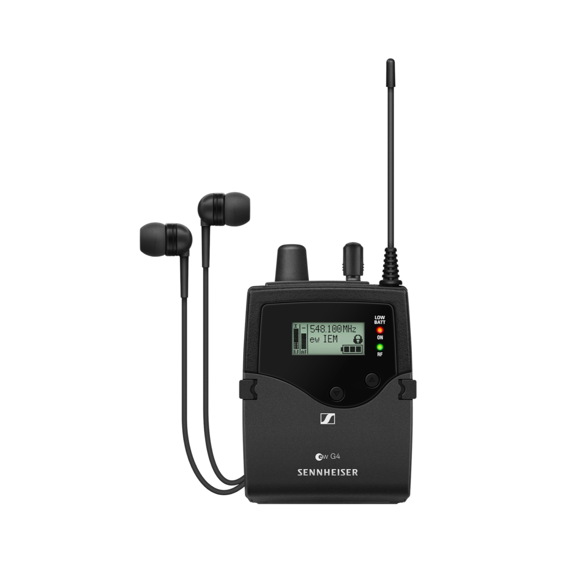 Sennheiser EK IEM G4-G Stereo Bodypack Receiver with IE4 Earbuds (566-608MHz)